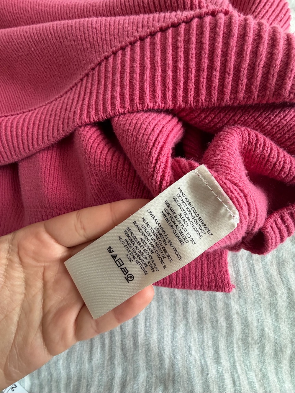 Free People Pink Cropped Sweater Size Small - Picture 5 of 5